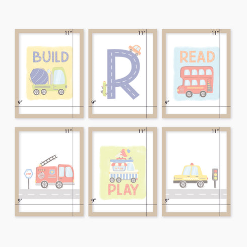 City Transport Wall Art